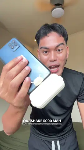 wag niyo iismolin kasi maliit man to pero kaya na nitong isalba ang lowbat mong cellphone ng isang full charge cycle! #Orashare #orasharepowerbank #orashare5000mah #orasharepnc05powerbank #powerbank  