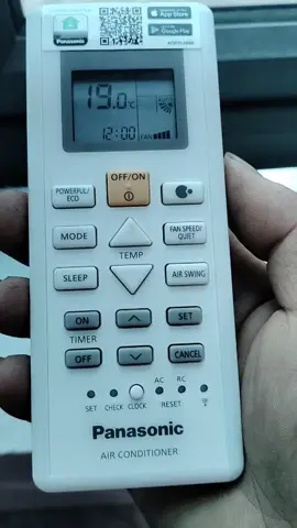 điều khiển điều hòa panasonic 2chiều inverter 