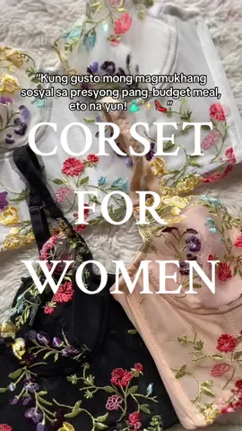 “Magmukhang sosyal kahit budget friendly😍 Perfect for OOTD, dates, or kahit everyday look🌸 Click the yellowbasket bago maubos🛒✨🫶 #corset #creatorsearchinsights #tiktokph #trendingnow #tiktokshop 