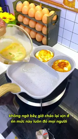 Chảo 3 ngăn chống dính tiện lợi #mingiadung #chao3ngan #chaodanuongchongdinh #chao3nganchongdinh #chaodachongdinh 