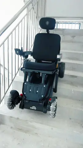 The XSTO X12 supports remote control, detects the last step, and switches driving modes automatically. #xstox12 #xstomobility #xsto #electricwheelchair #wheelchair #wheelchairuser #tiktokviral