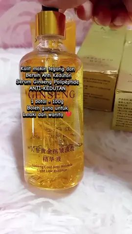 #fyp #tiktokviral #tiktokshop #ginseng #serum Serum Ginseng Polipeptide Anti Kedutan ❤️