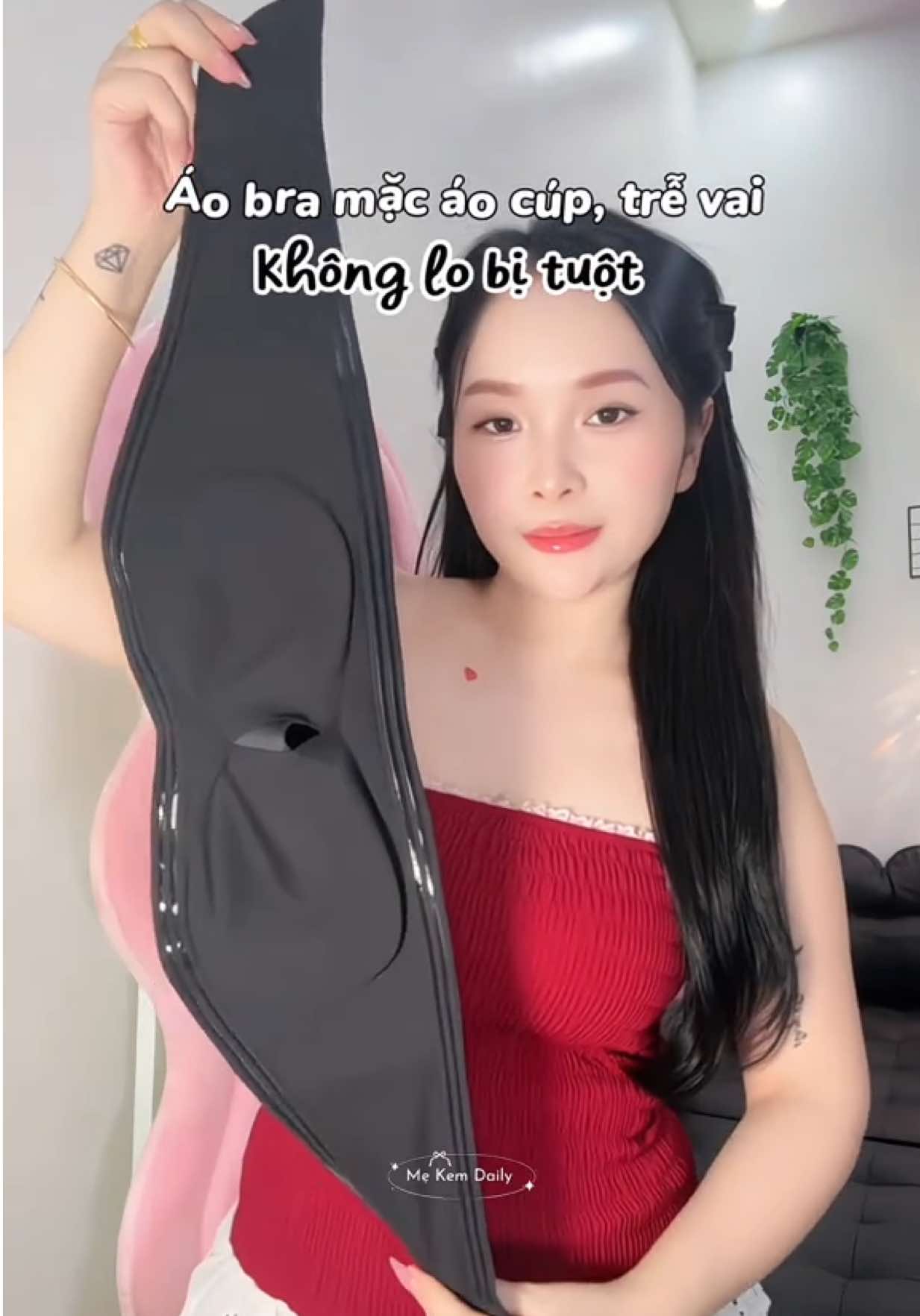 Bra chân ái cho mấy bà hay mặc áo cúp ngực hay 2 dây đây ✨🤩 #mekemdaily #bra #brakhonglovien #brakhonggong #reviewlamdep 