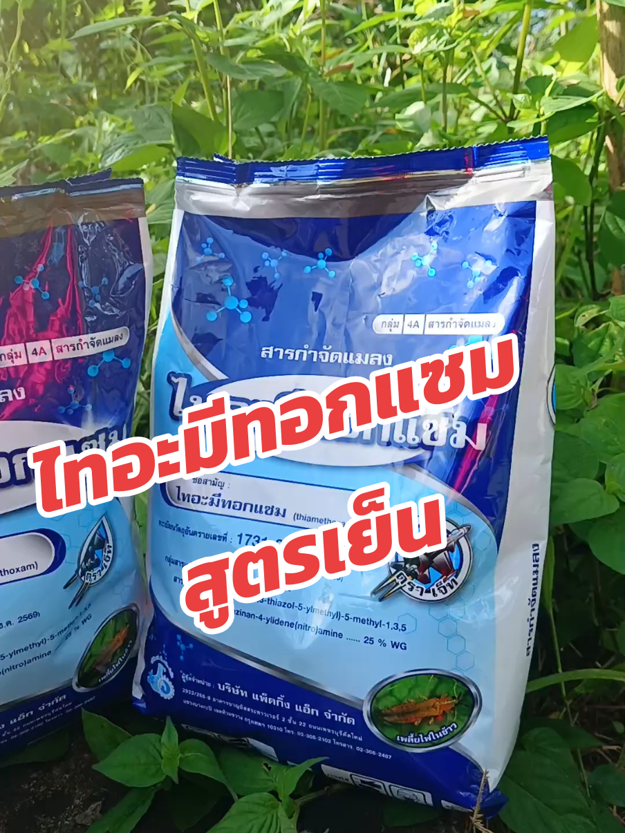 #ไทอะมีทอกแซม #ไทอะมีทอกแซม25wg #สารกําจัดแมลง #กําจัดแมลง #เกษตรสาวภูธร 