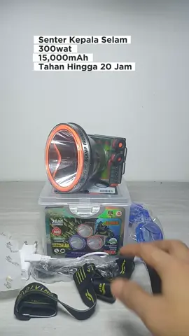 Senter Kepala Selam Jinglon Jl 909 300Wat Baterai Kapasitas 15.000mAh #gajiansale #fypシ゚ #fyapシ #fyppppppppppppppppppppppp #affiliate #affiliatemarketing #sentersuperterang 