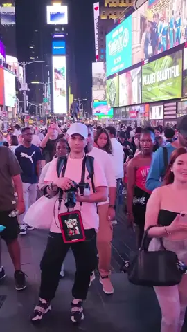 Experience a vibrant walk through Times Square at Night, NYC 🗽. Wander the neon-lit streets, iconic billboards, and bustling energy of The Crossroads of the World. #USAViews #NYCvibes #unitedstates #usatravel #foryou 