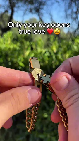 Mention the one you’d share this with ❤️ This bracelet is not just jewelry it’s a real lock and key 🔑 only your partner can unlock The ultimate symbol of love trust loyalty and forever bond 💕 Perfect as a matching bracelet romantic gift and trending couple accessory 🌍✨ Every time you wear it you’re reminded your love is special unique and unbreakable 💫 #couplebracelet #lovebracelet #matchingbracelets   