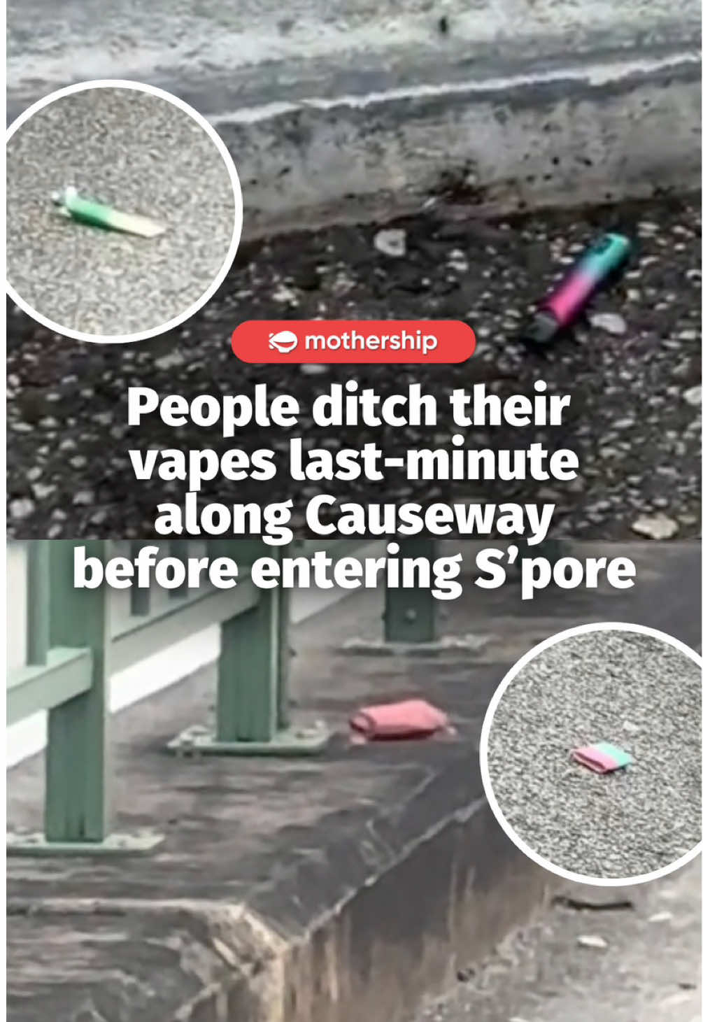 The scene could be thanks to Singapore's latest efforts to combat vape usage. Since Sep. 1, 2025, etomidate-laced vape pods have been be classified as a Class C drug under the Misuse of Drugs Act.  The possession or use of etomidate can carry penalties of up to 10 years' imprisonment and a fine of S$20,000. #vape #kpod #sg 