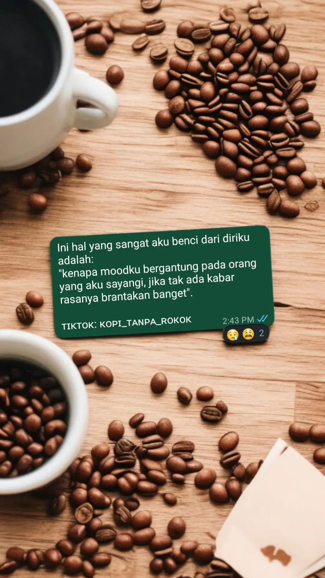 kamu baik baik sajakan di sana? #sad #sedih 