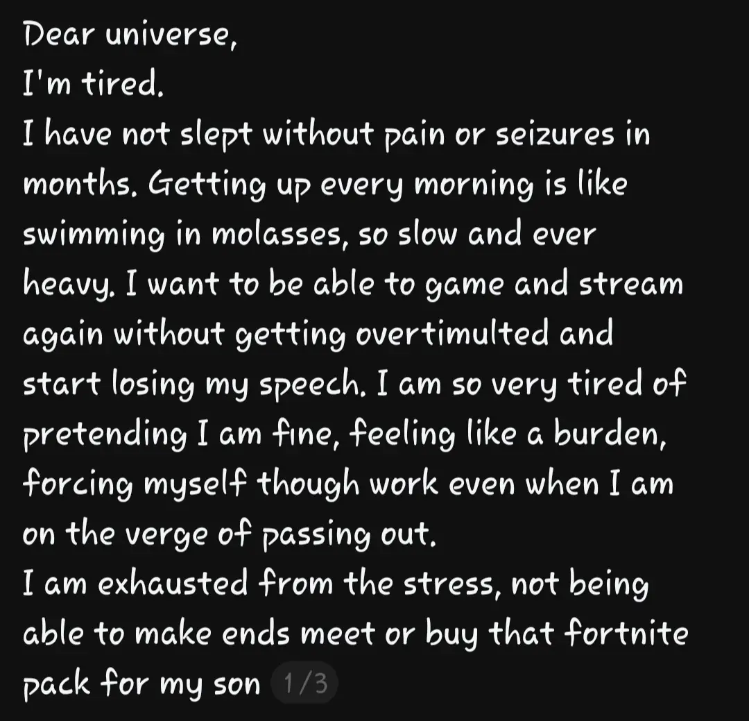 I feel so tired, so stressed, so done  #chronicillness #fnd #depressed #fndawareness #fndawarness 