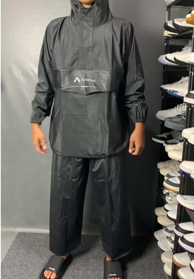 Armous stelan jas hujan pria anti rembes model keren bahan pvc tela premium #jashujan #jashujanpria #jashujanmurah #jashujandewasa #armous 