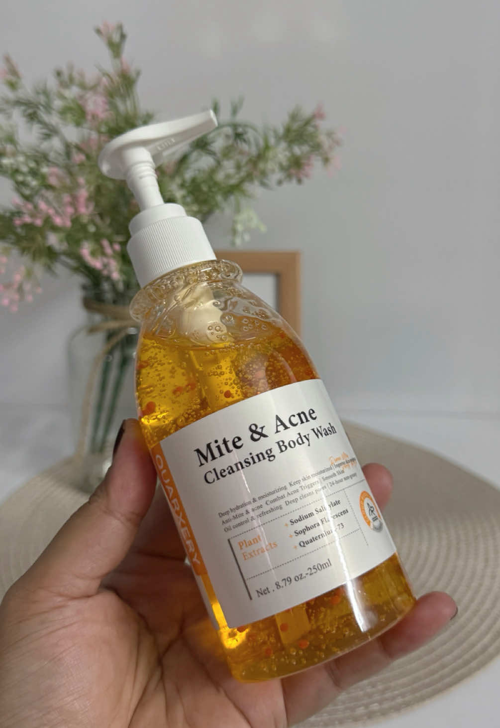 Body wash anti-acne & anti-mite 🔥 #quarxery #miteandacnecleansingbodywash 