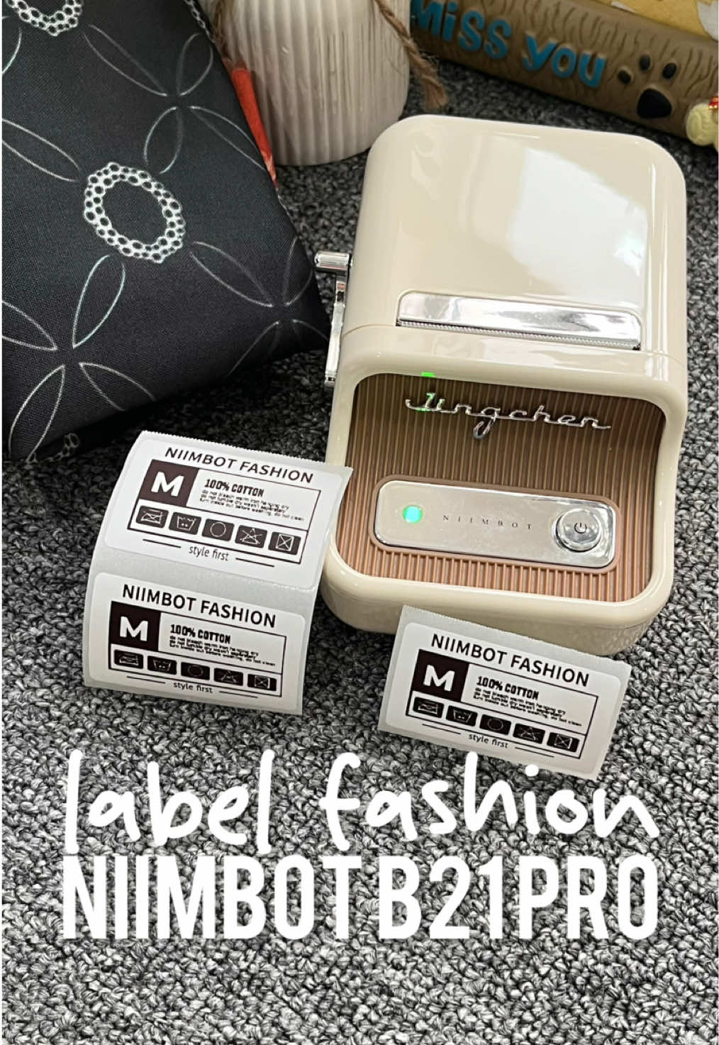 Usaha fashion jadi lebih profesional dengan NIIMBOT B21 Pro ✨🫶🏻 Simpel, cepat, dan tanpa tinta 😉 Yuk check out sekarang!! - #niimbot #labelprinter #labelmaker #niimbotb21 #fyp  