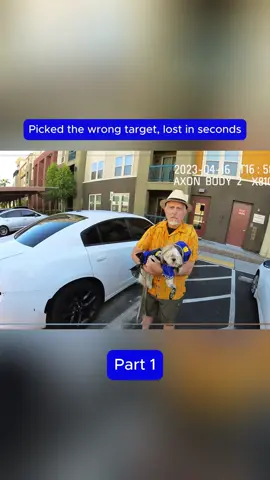 Cop Targets Pet, Gets Outranked in Seconds #fyp #copcam #bodycam #viral #trending
