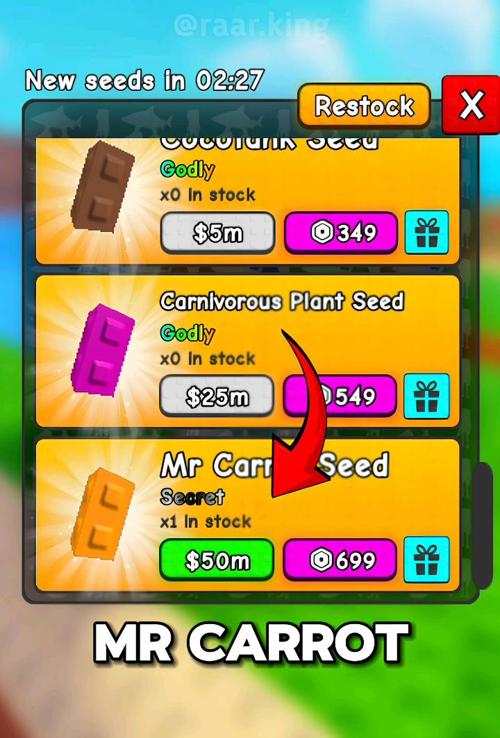 Yaelah cuma nambah 1M 🗿 #roblox #robloxedit #plants #brainrots #fyp 