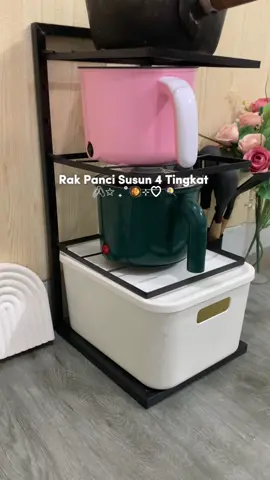 Rak panci susun 4 tingkat 🤩🔔✨‼️‼️ #raksusun #raksusun4tingkat #foryou #fyp 