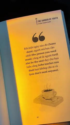 Một câu nói chạm đến trái tim bạn ❤️ #sachsongngu #thegardenofyouth  