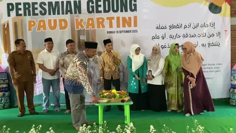 alhamdulillah peresmian gedung baru berjalan lancar #paudkotabatu 