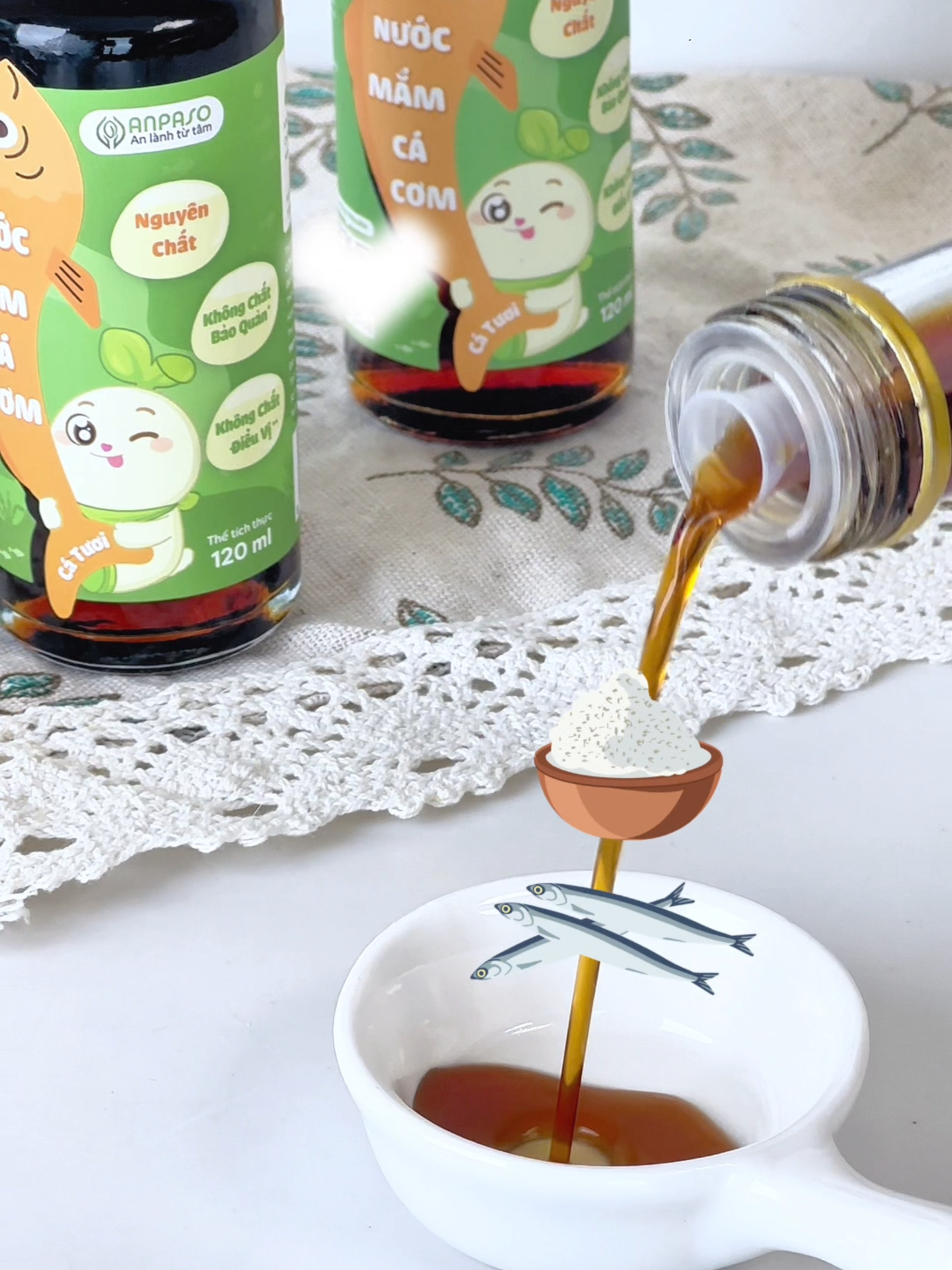 Hội những mẹ hóng còn tròn 1 tuổi điểm danh nào!(Vì lúc này còn sẽ thử được nước mắm thơm ngon của nhà An nè!)#nuocmamcacomanpaso