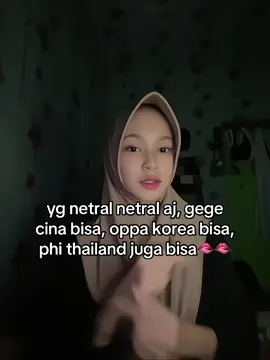 yang netral aja dulu🤭🤭 #gegecina #oppakorea #bujangthailand #fujoshi 