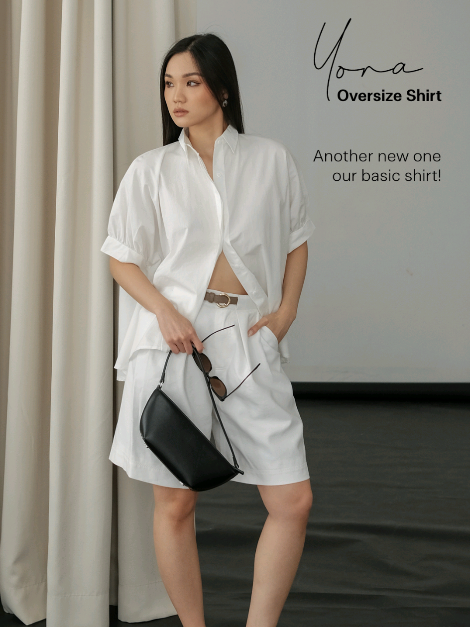 kemeja oversize bagus untuk casual daily. #jexivaestetica #fashiontiktok #OOTD #fyp #foryou 