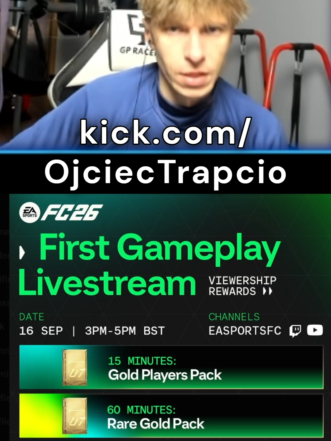 Darmowe paczki EA FC 26 #dlaciebie #eafc26 #fifaultimateteam #fyp #ojciectrapcio #twitch #kick #opening #eafc25 #polska #streamer #foryou #fifa #free