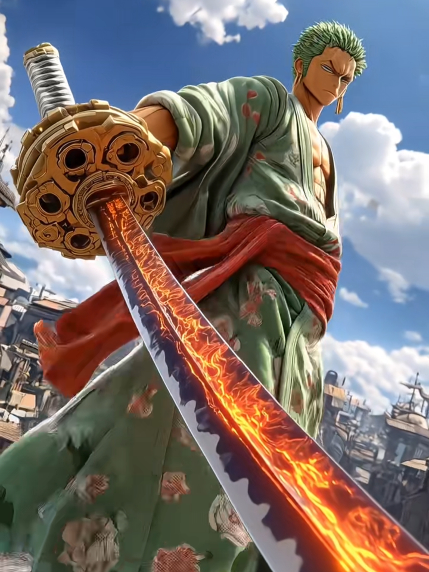 Live Wallpaper ｜Zoro: To endure hardships without weariness—this is the way of the Asura 😀Follow to get the HD Wallpaper for free. #wallpaper #wallpapers #phonewallpaper #livewallpaper #phonewallpaper #iphonewallpaper #ライブ壁紙 #壁紙 #iphone壁紙 #onepiece #Zoro