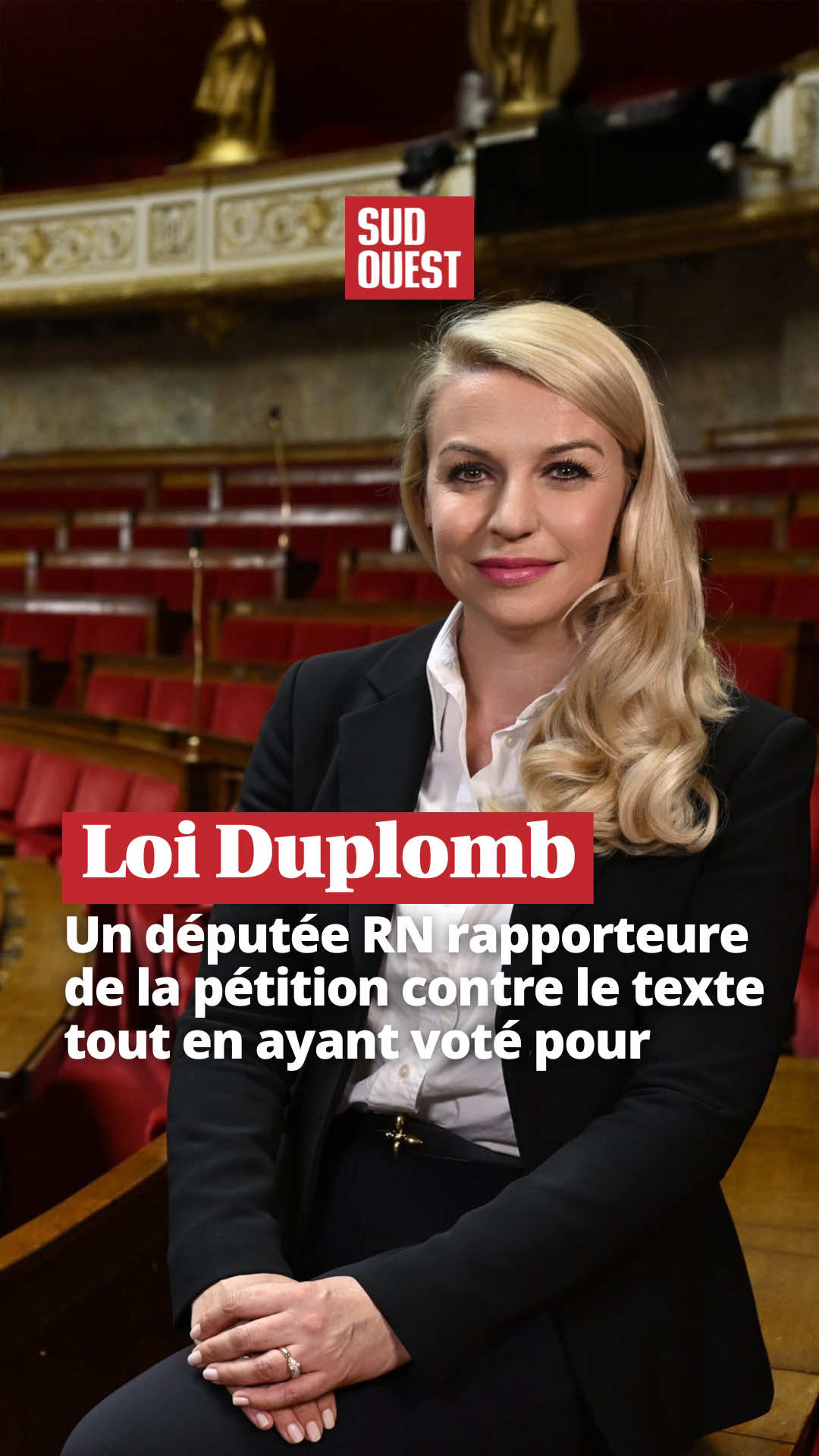 🤔🗳️ Députée Rassemblement national de la 2e circonscription du Lot-et-Garonne, elle avait bel et bien voté « oui » à la loi Duplomb. Hélène Laporte a cependant été désignée rapporteure de la pétition s’opposant à ce texte si controversé, laquelle avait rassemblé plus de deux millions de signatures. Explications #loiduplomb #pétition #hélènelaporte #députée #rassemblementnational 