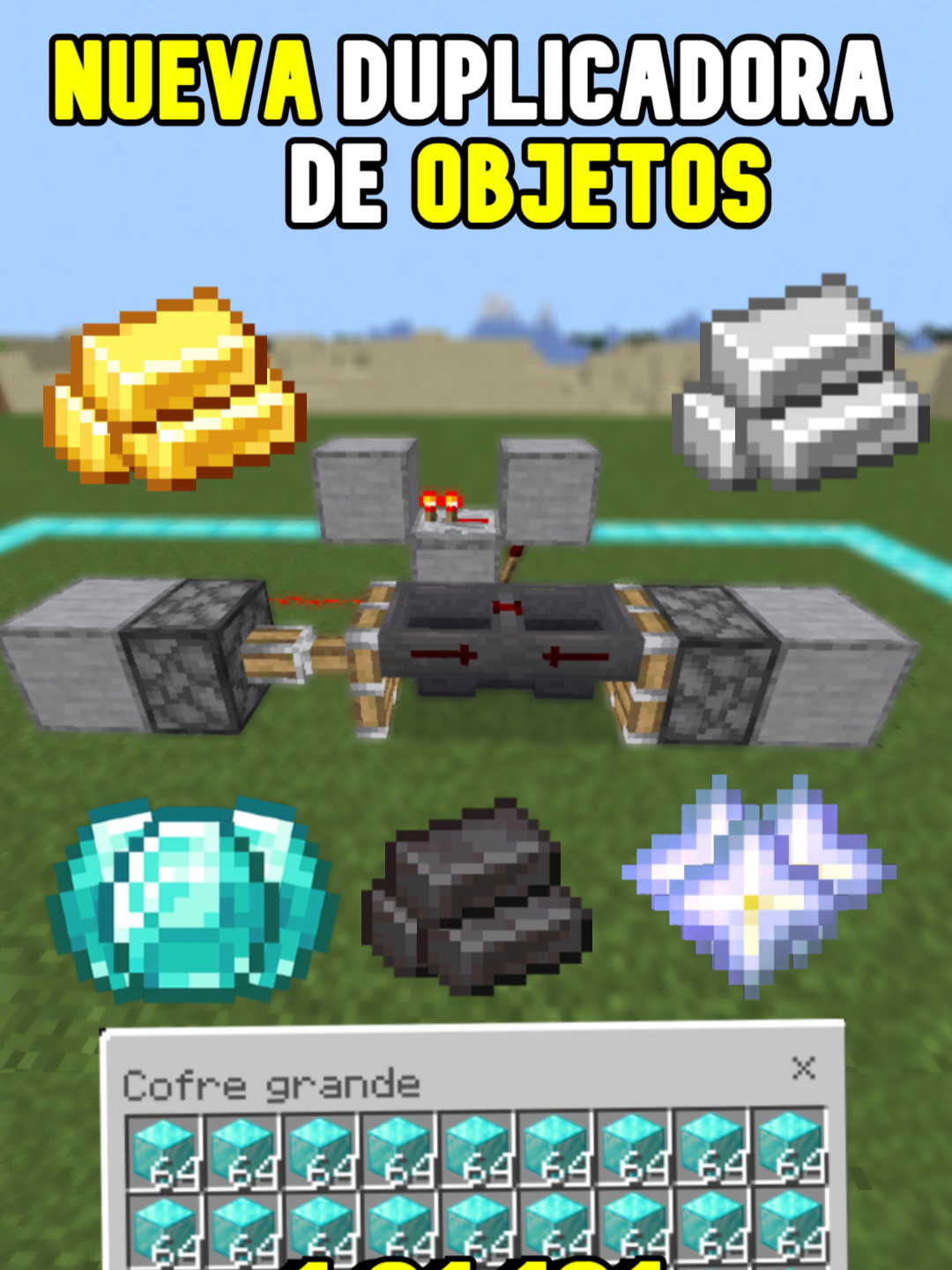 🤯🤯Nueva Duplicadora De Objetos MInecraft Bedrock 1.21.101🤯🤯 #Minecraft #minecraftbedrock #minecraftpe #minecraftbuilds #granjasminecraft #minecraftshorts #minecrafttutorial #minecrafter