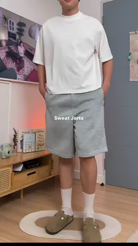 Sweat Jorts🪲 #jorts #sweatpants #mensoutfit #OOTD #fyp 