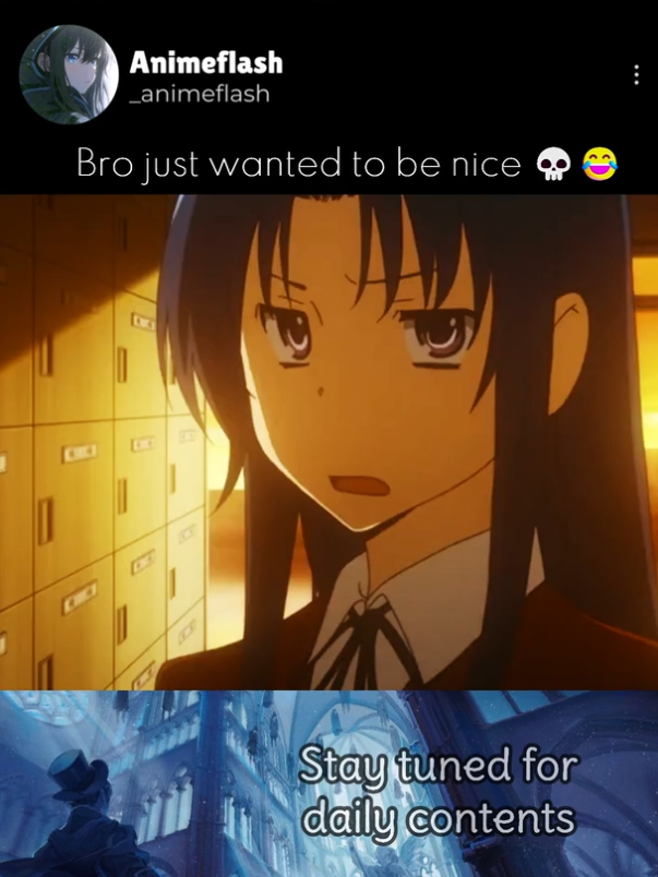Anime name ⬇️  ⛩️𝗡𝗔𝗠𝗘: Toradora 🔥𝗥𝗔𝗧𝗜𝗡𝗚: 7.9/10 (IMDB) ✨𝗚𝗘𝗡𝗥𝗘: Romance/Comedy/Slice of life/Drama 🌸𝗘𝗣𝗜𝗦𝗢𝗗𝗘: 25(1 Season) 🎵𝗦𝗢𝗡𝗚: Let Me Know (Tamar Braxton) 𝗖𝗿𝗲𝗱𝗶𝘁𝘀 𝘁𝗼 : The respectful author of the anime, edit and music  #animememes #weebhumor #otakulife #funnyanime #animeirl 