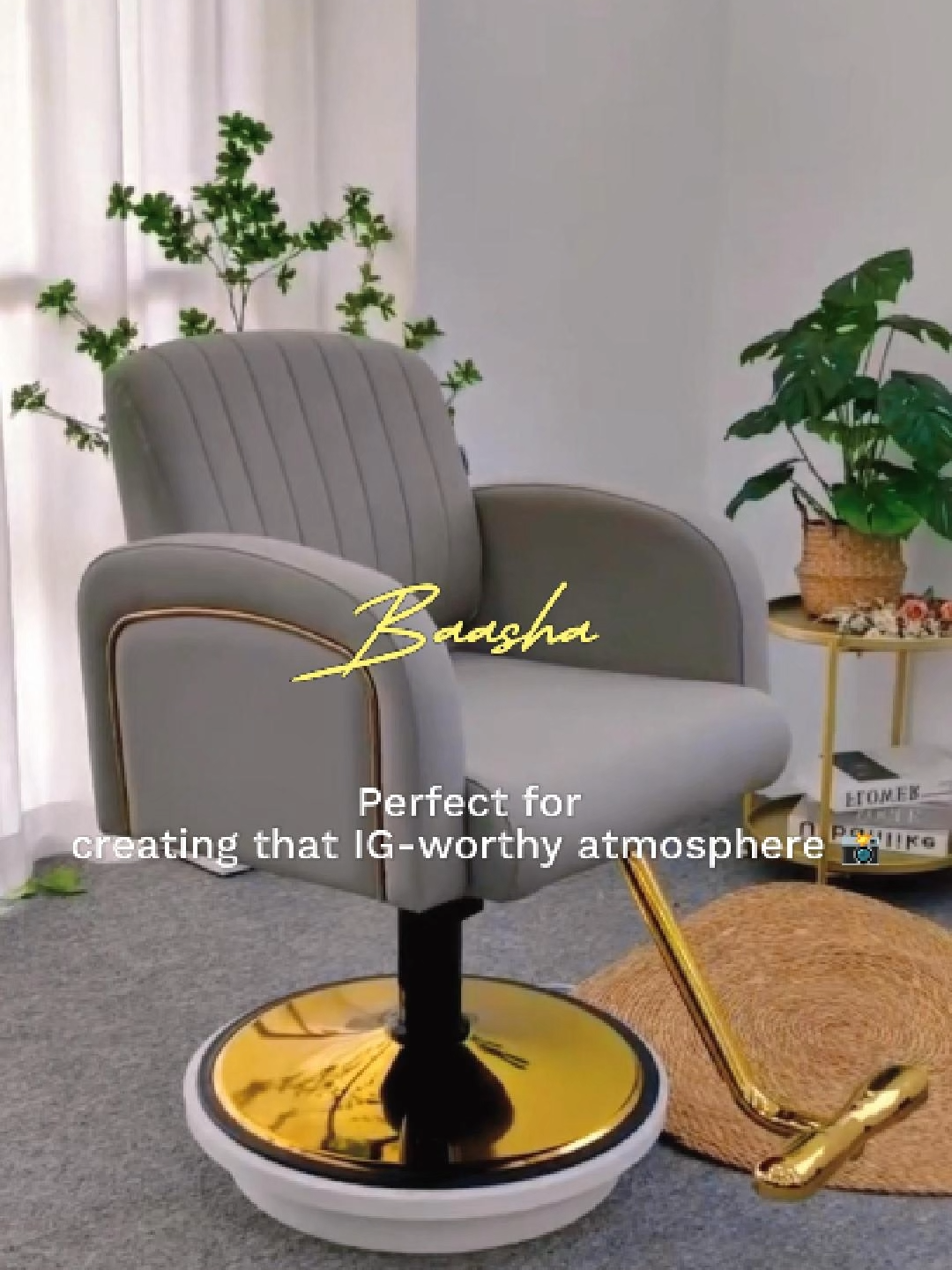 Minimal. Modern. Iconic. 🤍 A chair designed to match today’s aesthetic shops. #TikTokShopRestock #GetReadyforFashionWeek #LuxuryBarberChair #HairDesignMagic #SalonUpgrade #modernsalon #BaashaBeauty #hairbrained #hairdresser #baashasalonchair #SuperBrandDay #saloninterior #SpaUpgrade #salontoday #hairstylist #BarberLife #SalonLuxury #dealsforyoudays #salongoals