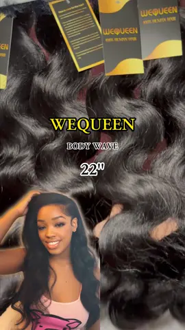 Love the natural raw hair,it looks so silky #wequeenhair #BlackTikTok #tiktokshop #tiktokshoplabordaysale #bodywave #wequeen #viral #viralbundles #humanhair 
