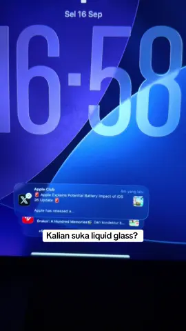 Udah pada up ke iOS/iPadOS 26?  #ios  #ios26  #apple  #liquidglass  #iphone 
