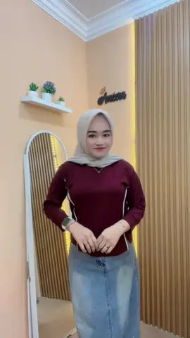 Burgundy warna besseler ayang ayok masuk live aku🥰😍#kaoswanitahits#kaoswanita#ootdhijab#fypppp