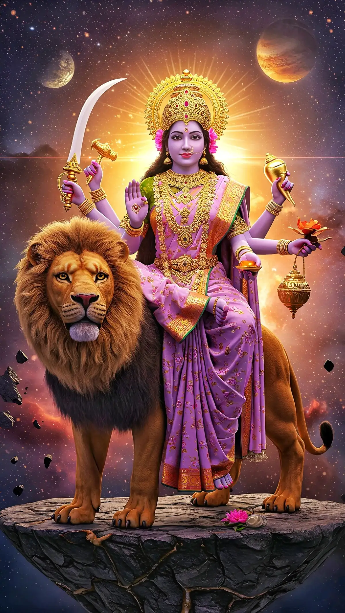 “माँ दुर्गा केवल एक देवी नहीं, बल्कि शक्ति, साहस और प्रेम की सजीव प्रतिमा हैं। उनकी भक्ति से जीवन में कभी डर नहीं रहता और हर कठिनाई आसान हो जाती है। 🌺🙏” 🙏🕉️!! जय माँ दुर्गा !!🕉️🙏 #fyp #MaaDurga #MobileWallpaper  #krsna_priye_creation #creatorsearchinsights 