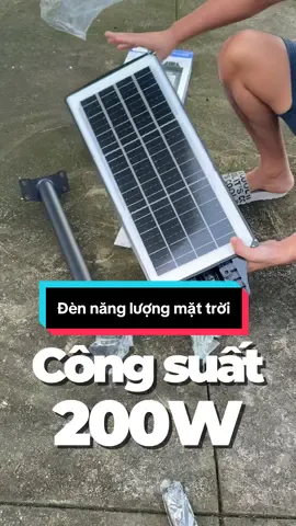 Review đèn năng lượng mặt trời 200w #kienreview #review #tpsolar 