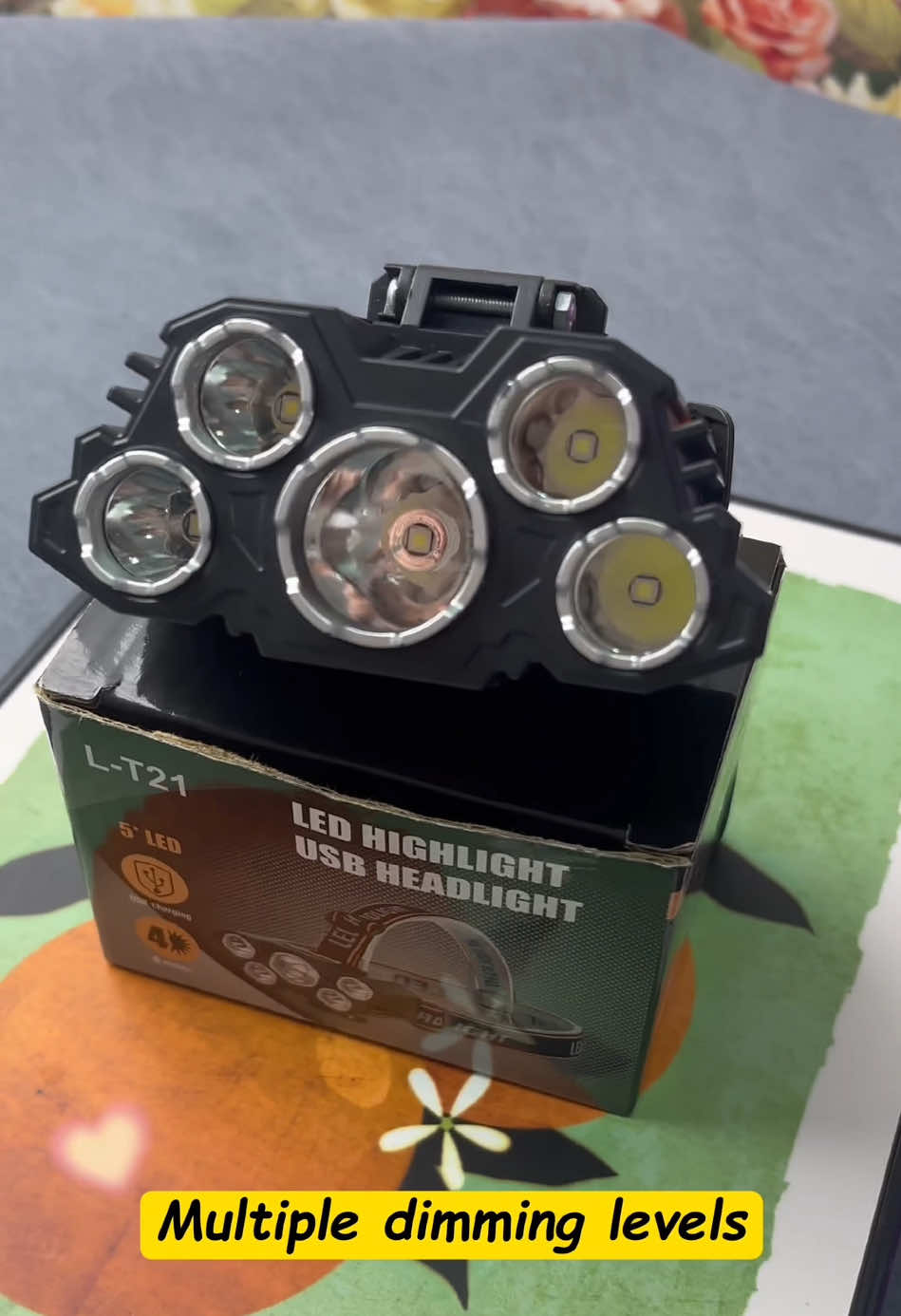 The headlight is super bright ! #fyp #headlamp #outdoor #tiktokshop #tiktokshoprestock 