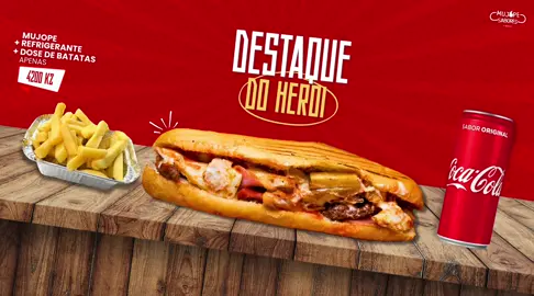 Viva o Herói Nacional ✊🏿 #mujopesabores #fastfood #sabores #mujopão 