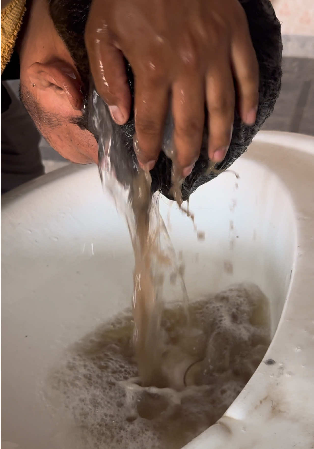 Satisfying Water 💦 Sounds Head Wash 🧼 | ASMR no Talking #hair #asmrnotalking #satisfyingvideos #water #sleep 