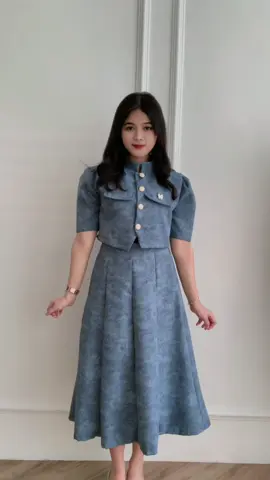 yg lagi rame bgt one set satu ini🫶🏻🤏🏻🩵#onesetrok dan atasan korean style kece 
