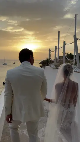 Golden Hour with my Husbsnd ! #sunsets #weddingday #unconditionallove #contentcreator #ibiza @Jake Brown 