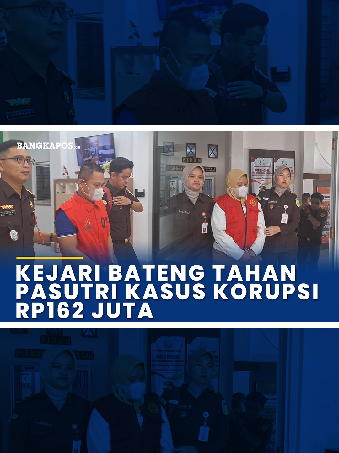Penyimpangan Dana Tahura Bukit Mangkol, Pasangan Suami Istri Ditahan Kejari Bangka Tengah Kejaksaan Negeri (Kejari) Bangka Tengah menetapkan pasangan suami sebagai tersangka dalam kasus dugaan tindak pidana korupsi (tipikor) terkait Tahura Bukit Mangkol. Kedua tersangka tersebut itu yakni satu ASN di lingkungan Pemerintah Kabupaten Bangka Tengah berinisal LA yang bertugas sebagai pengelola perjanjian kerja Sama Antara Dinas Lingkungan Hidup (DLH) dengan PT. XL Axiata Tbk. Kemudian, tenaga Honorer berinisal LA selaku staf fungsional pengelolaan Tahura pada DLH Bangka Tengah. Menggunakan rompi berwarna oren, para tersangka tersebut langsung di bawa oleh petugas ke mobil tahanan Kejari Bangka Tengah. Meski begitu mereka memilih bungkam saat berjalan melintasi awak media yang telah memunggu di depan Kejari Bangka Tengah dengan menggunakan masker berwarna putih. Kepala Kejari (Kajari) Bangka Tengah Muhammad Husaini menyebutkan, berdasarkan hasil penyidikan yang dilakukan kedua tersangka telah terbukti melakukan penyimpangan pidana korupsi sebesar Rp162.238.000. 
