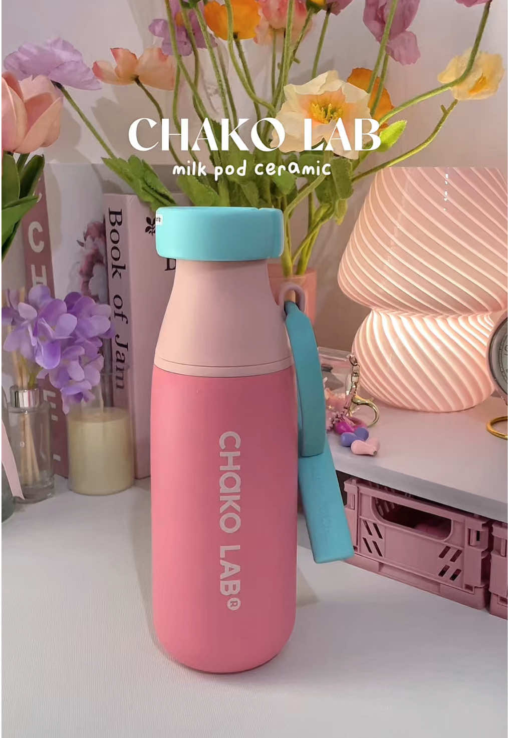Bottle chako lab terbaru milk pod dengan bahan ceramic coating. tahan dingin & panas 😍✨ fashionable, travel tumbler huhu rekomen #chakolab #tumblerchakolab #traveltumbler #chakolabmilkpod #chakolabbottle 