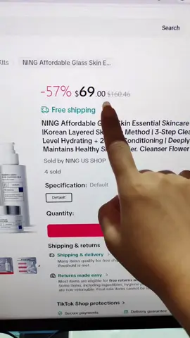 Set de rutina esencial para el cuidado de la piel Glass Skin, Hidratación profunda y luminosidad. Si tienes acné, líneas de expresión y manchas este Skincare coreano es para ti. #TikTokShopBlackFriday #TikTokShopRestock#ningdermologie#kbeauty