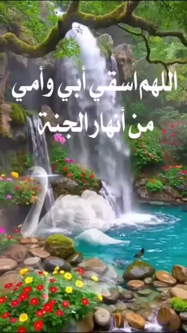 اللهم ارحم أمي وأبي واغفر لهما وارحمهما يارب العالمين 