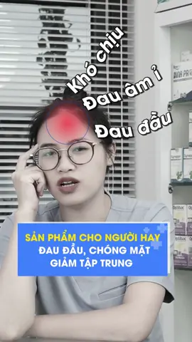 Hay đau đầu chóng mặt kém tập trung thì dùng gì? #Aloduocsinghe #LearnOnTikTok #daudau #ydgr #synappo 