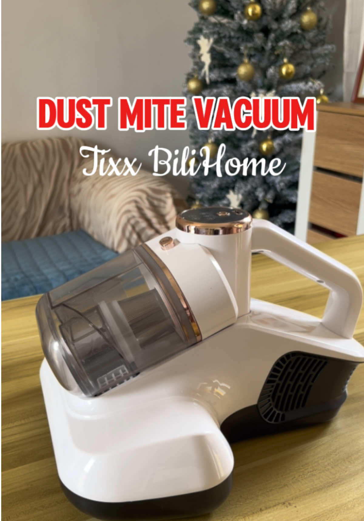 Dust mite vacuum cleaner with UV sterilization. @Tixx BiliHome PH 🥰 #vacuumcleaner #dustmitevacuumcleaner #homeappliances #homeessentials  #creatorsearchinsights 