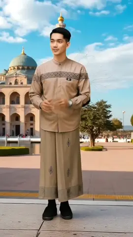 Setelan SARKO Sarung Dan Koko Lengan Panjang Motif Kobata#setelansarungkoko #lenganpanjang #setelanpria 