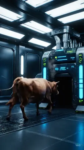 Ultra realistic industrial #cow #ai #meat #fyp #foryou 